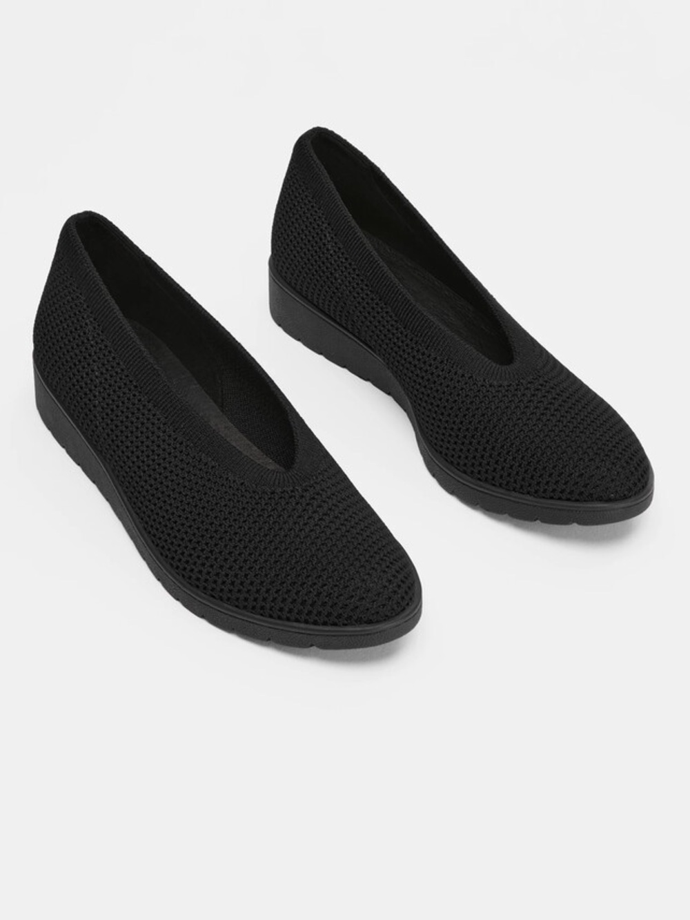 New Eileen Fisher Heaven Stretch knit Pointed Flats